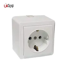  پریز برق روکار ارت دار پارت الکتریک  - Part electrical outlet