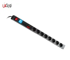 رک مونت محافظ صنعتی 8 خانه دیجیتالی 1.8 متری پارت الکتریک - 