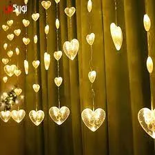 ریسه پرده ای قلب کوچک بزرگ - 