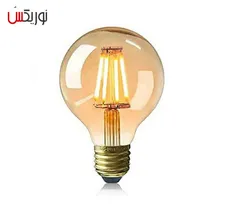 لامپ فلامینتی 4 وات مدل G80 پایه E27 - 