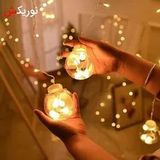 ریسه ال ای دی پرده ای طرح گوی - 