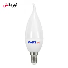 لامپ اشکی 7 وات پارس اسکای - pars sky led 7 watt candle lamp