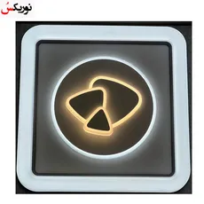 لوستر چراغ سقفی مدرن 4 حالته مدل مثلثی 72 وات کد 6272SB