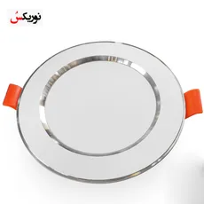 هالوژن پنل بکلایت 8 وات SMD دور نقره ای مودی