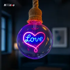 لامپ ادیسونی طرح لاو Love