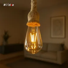 لامپ ادیسونی 4 وات گلابی مدل st64  پایه E27 - LED LAMP