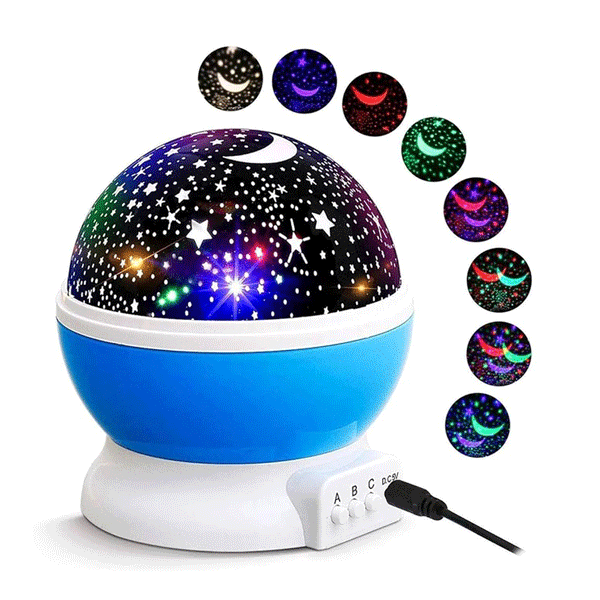 چراغ خواب کهکشانی چرخشی مدل Star Master با رقص نور