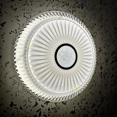 چراغ سقفی مودی مدل IR-MD6136R-A طرح نیلوفری ۳۶ وات