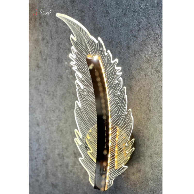 چراغ دیواری دکوراتیو طرح پر کد 123GD