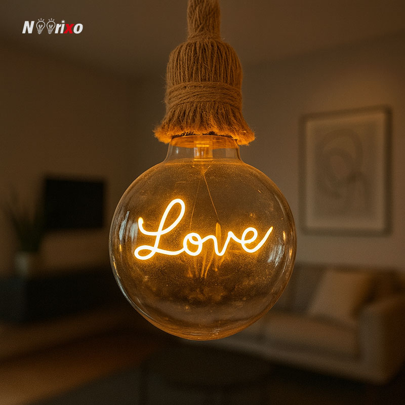 لامپ ادیسونی 3 وات مدل Love پایه E27