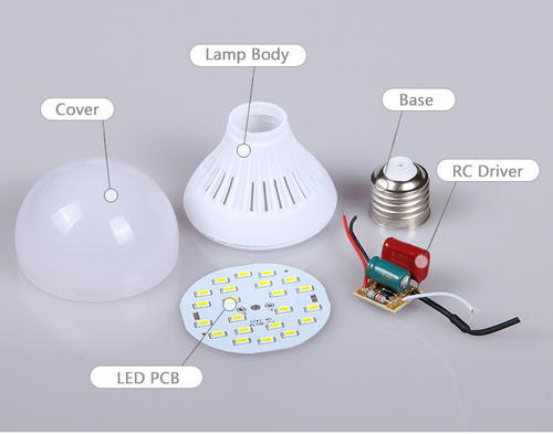  یک لامپ ال ای دی از چه موادی ساخته شده است؟